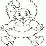 Веселая кукла