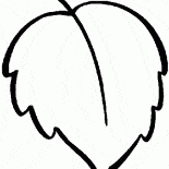 Листочек от берёзы