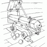 Пушка в окошке