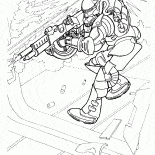 Солдат будущего в действии