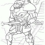 Киборг атакует