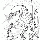 Киборг ведёт бой