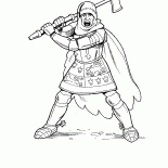 Рыцарь с боевым топором