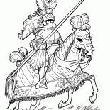 Рыцарь на турнире