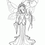 Эльф с зонтиком