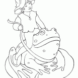 Эльф верхом на жабе 