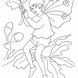 Эльф на ветке