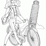 Девочка с велосипедом