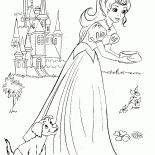 Принцесса кормит щенка