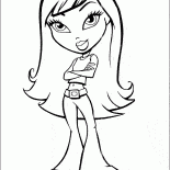 Стильная причёска