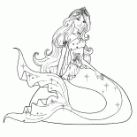 Барби принцесса русалка