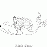 Барби русалка и дельфин