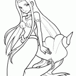 Русалка и бусы