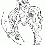 Русалочка в хорошем настроении