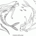 Русалки в плавании