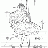 Балерина на сцене