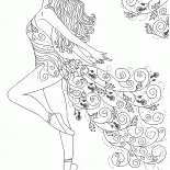 Балерина танцует