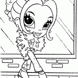 Девушка с шарфом