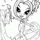 Девушка-художник