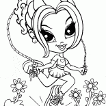 Девочка и скакалка