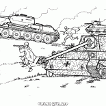 Т-34 в бою