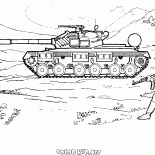 Советский танк на учениях