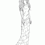 Барби в изысканном наряде