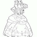 Барби в бальном платье