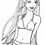 Барби в купальнике