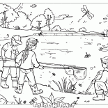 Дети у озера