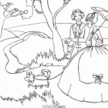 Прогулка леди