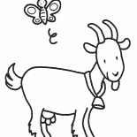 Козочка с колокольчиком на шее