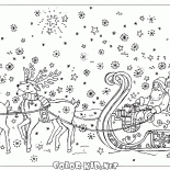 Санта Клаус в санях