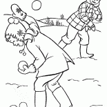 Любимая забава зимой