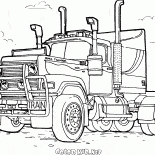 Крупный грузовик