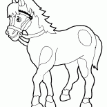 Лошадка шагает