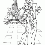 Гелия и Флора на прогулке