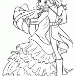 Блум и Скай на балу