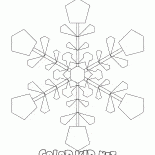 Классическая снежинка