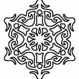 Снежинка-орнамент