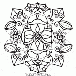 Снежинка в виде фигуры