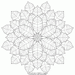 Необычная снежинка