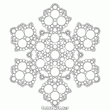 Снежинка фрактальная