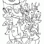 Санта Клаус и юные помощники