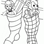 Рождественские носки в подарках