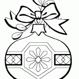 Ёлочные украшения с бантиком