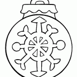 Шар-снежинка