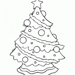 Нарядная елка в украшениях