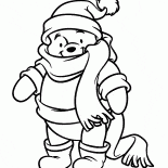 Медвежонок Винни зимой