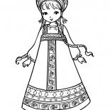 Девочка в национальном костюме